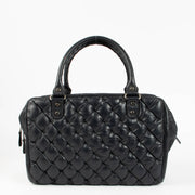 Shop the authentic Balenciaga Blue Leather Quilted Plombe Shoulder Bag second hand on Labellov.com