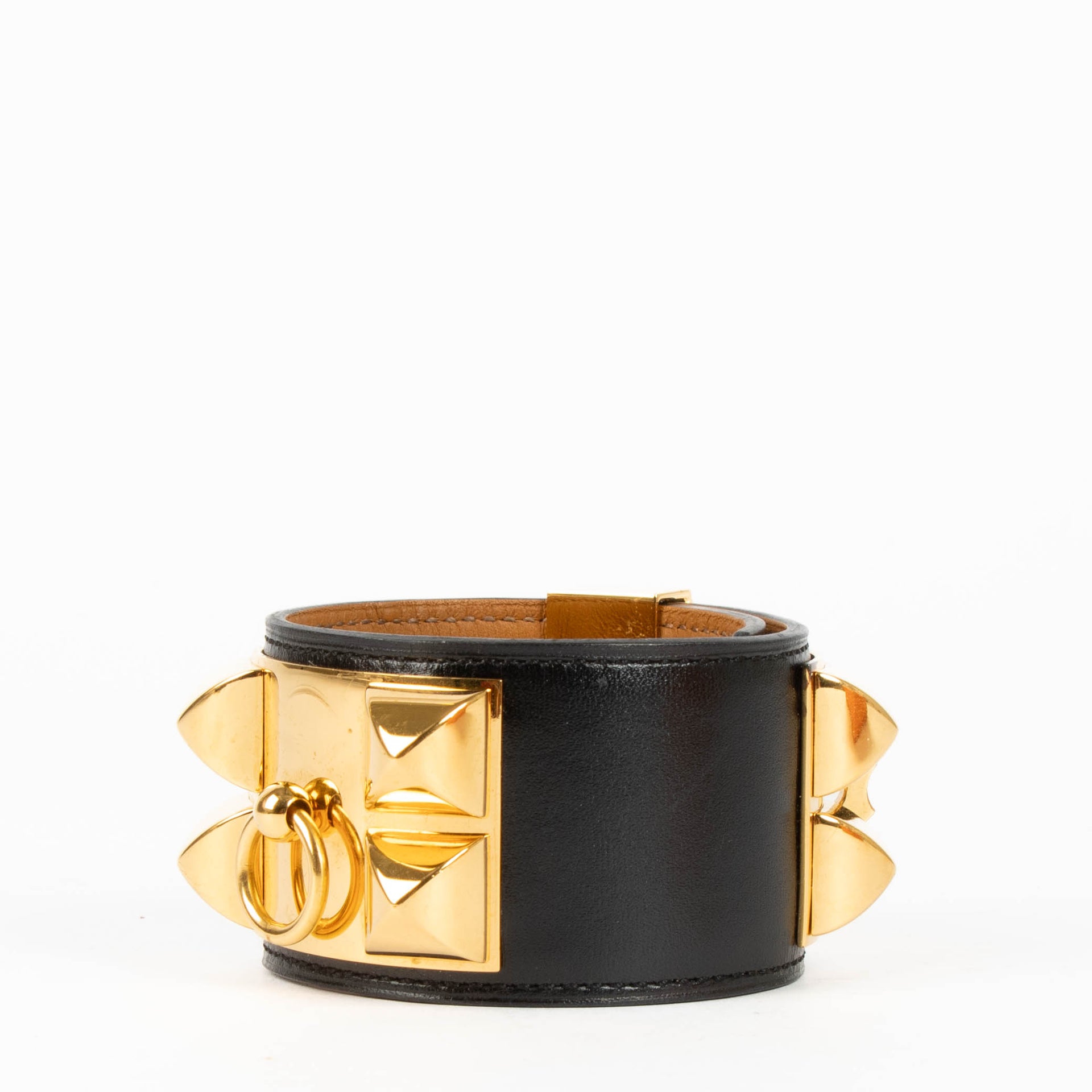 Shop the authentic Hermes Black Collier de Chien Bracelet second hand on Labellov.com
