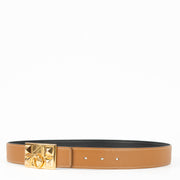 Shop the authentic Hermes Gold Leather Reversible Belt second hand on Labellov.com
