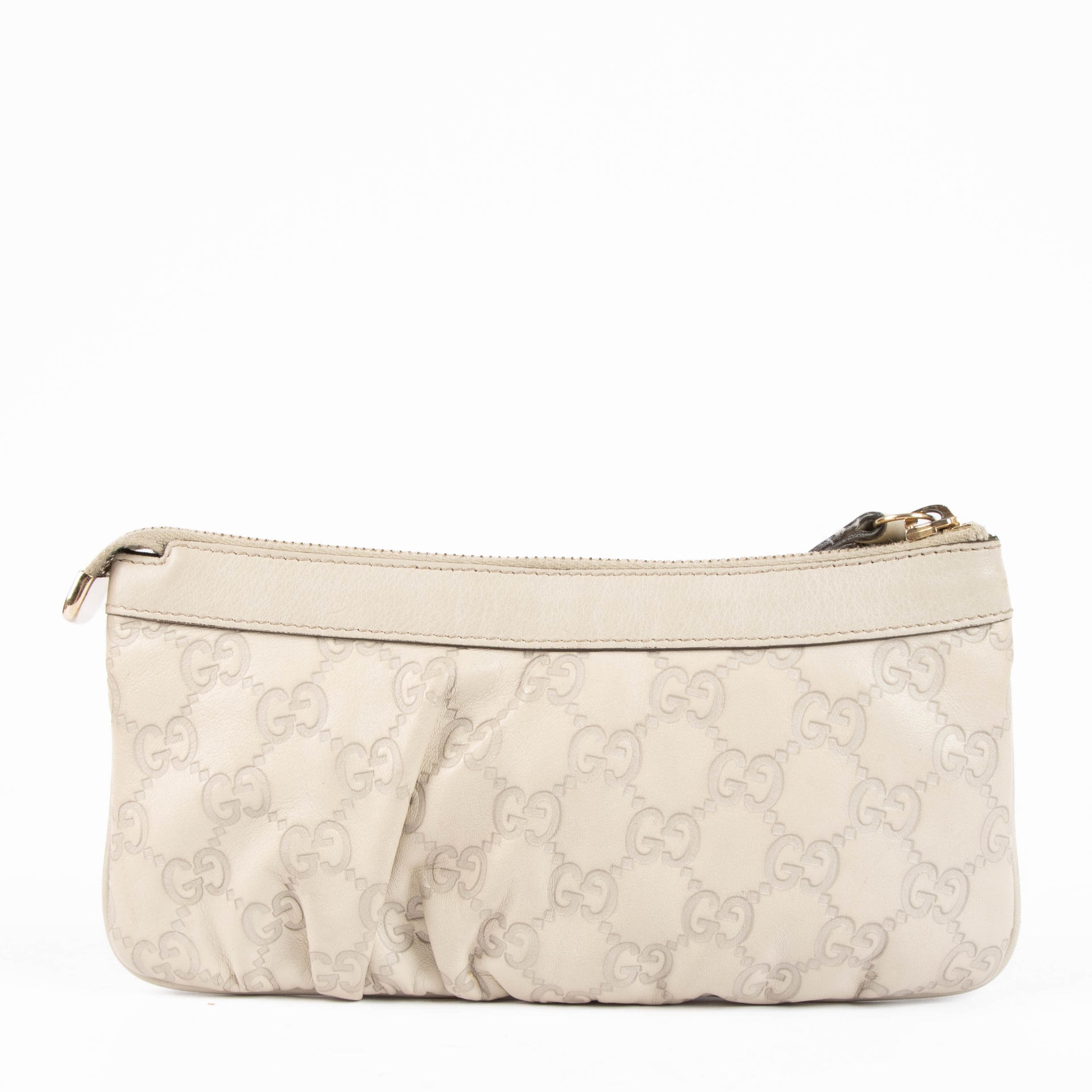 Gucci Nude Guccissima Wristlet Pouch