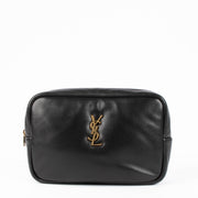 Shop the authentic Saint Laurent Black Calypso Cosmetica Clutch second hand on Labellov.com