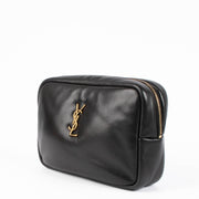 Shop the authentic Saint Laurent Black Calypso Cosmetica Clutch second hand on Labellov.com