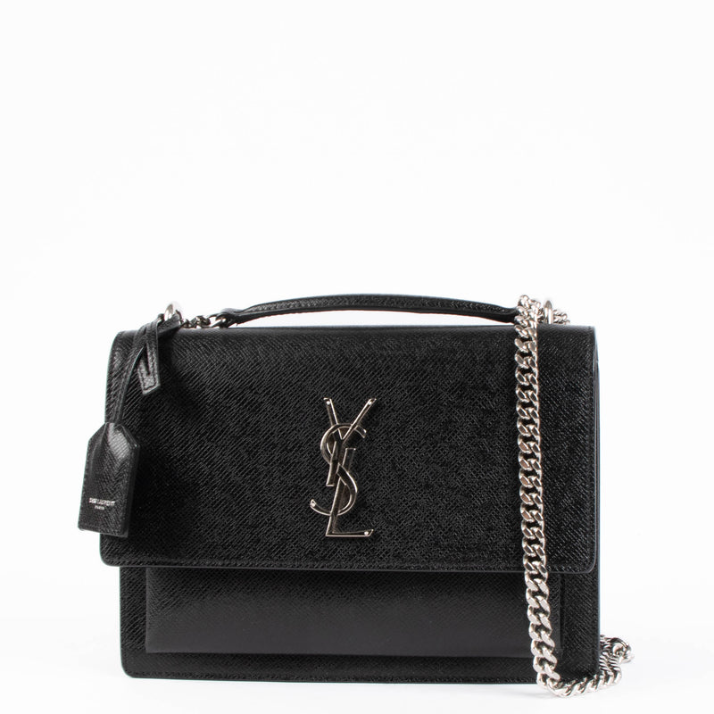Saint Laurent Black Sunset Medium