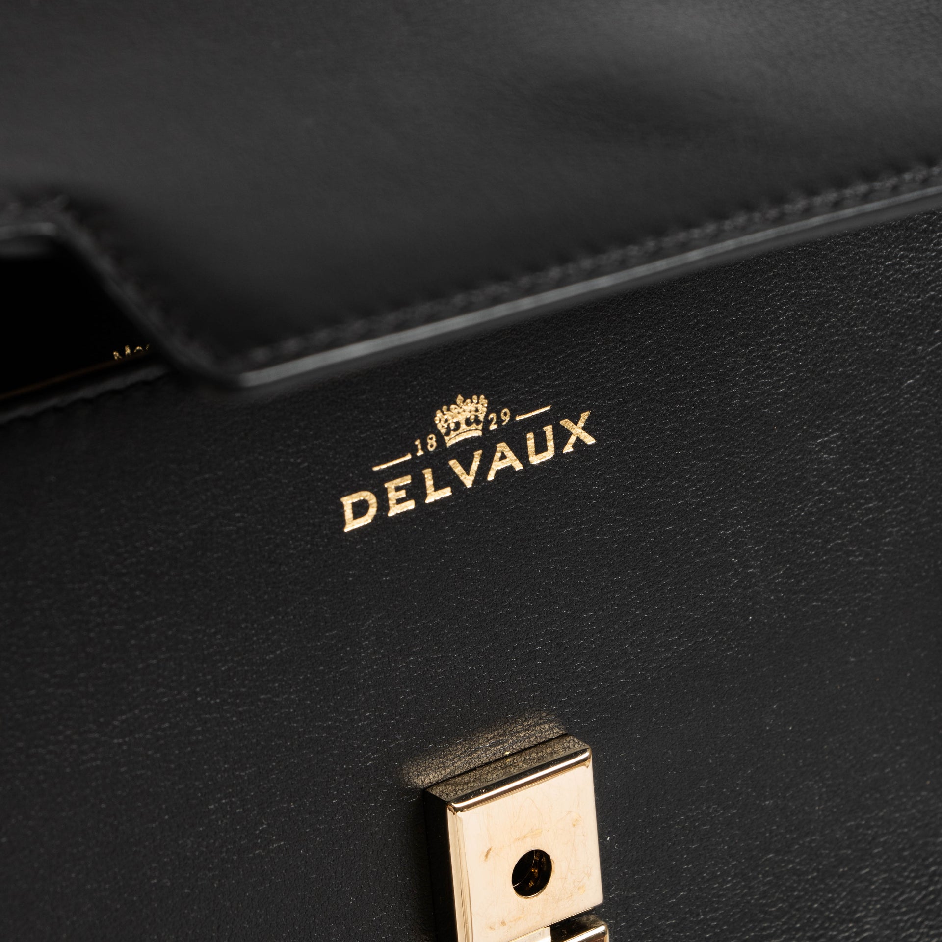 Delvaux Black Souple Calf Tempête GM Bag