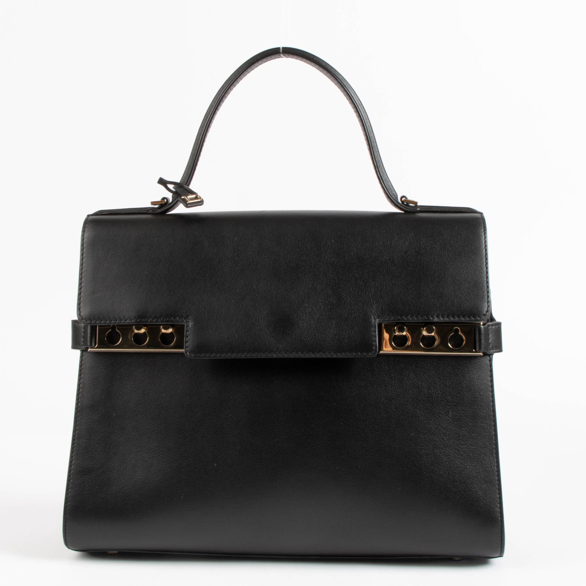 Delvaux Black Souple Calf Tempête GM Bag