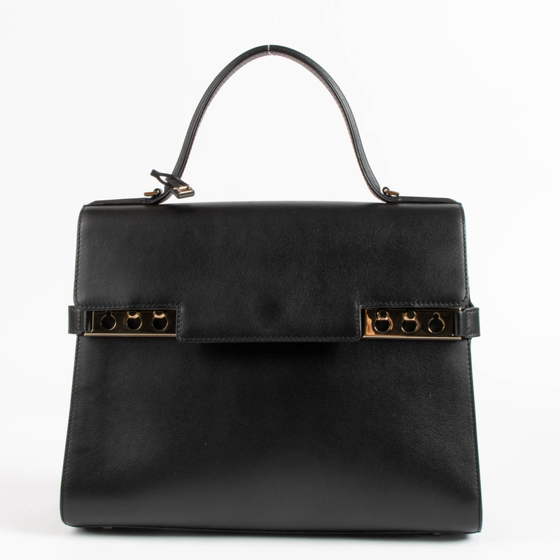 Delvaux Black Souple Calf Tempête GM Bag
