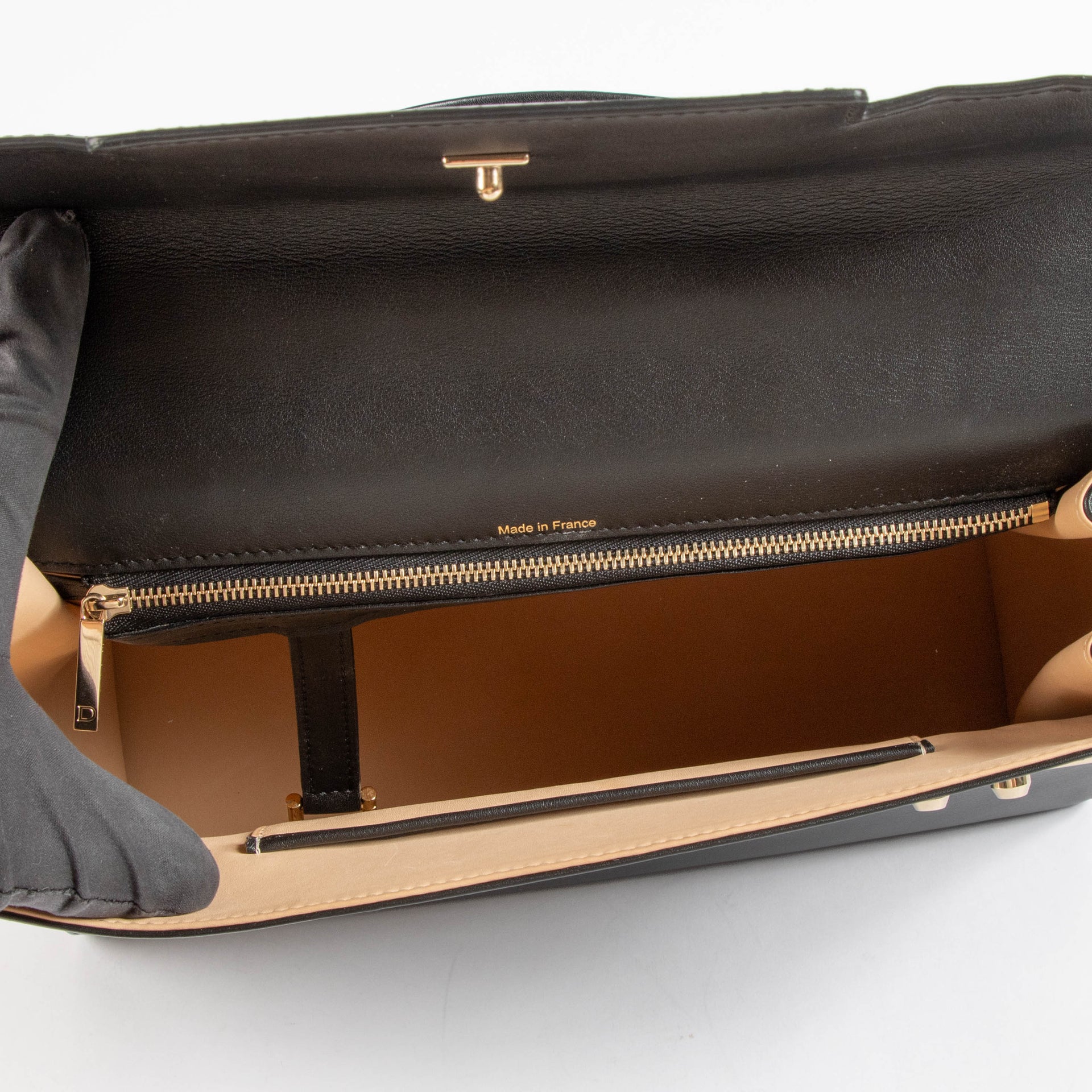 Delvaux Black Souple Calf Tempête GM Bag