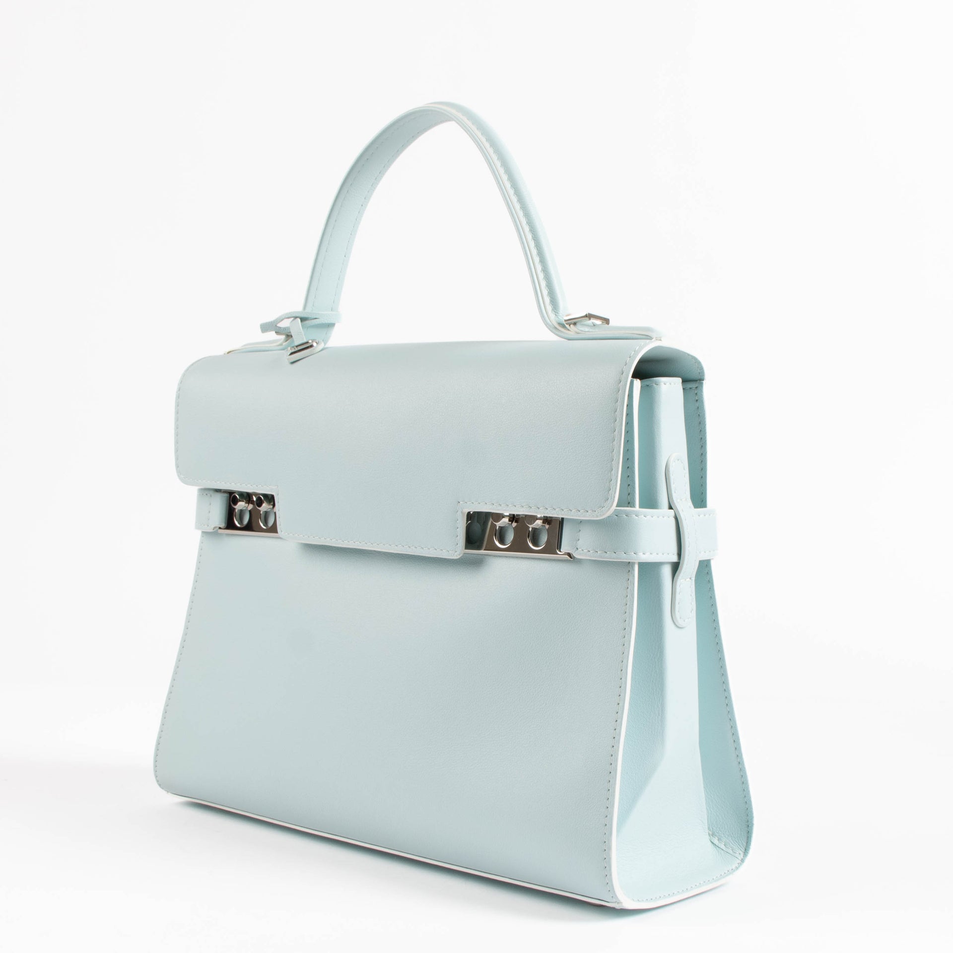 Delvaux Celadon Calf Souple Tempête MM Bag