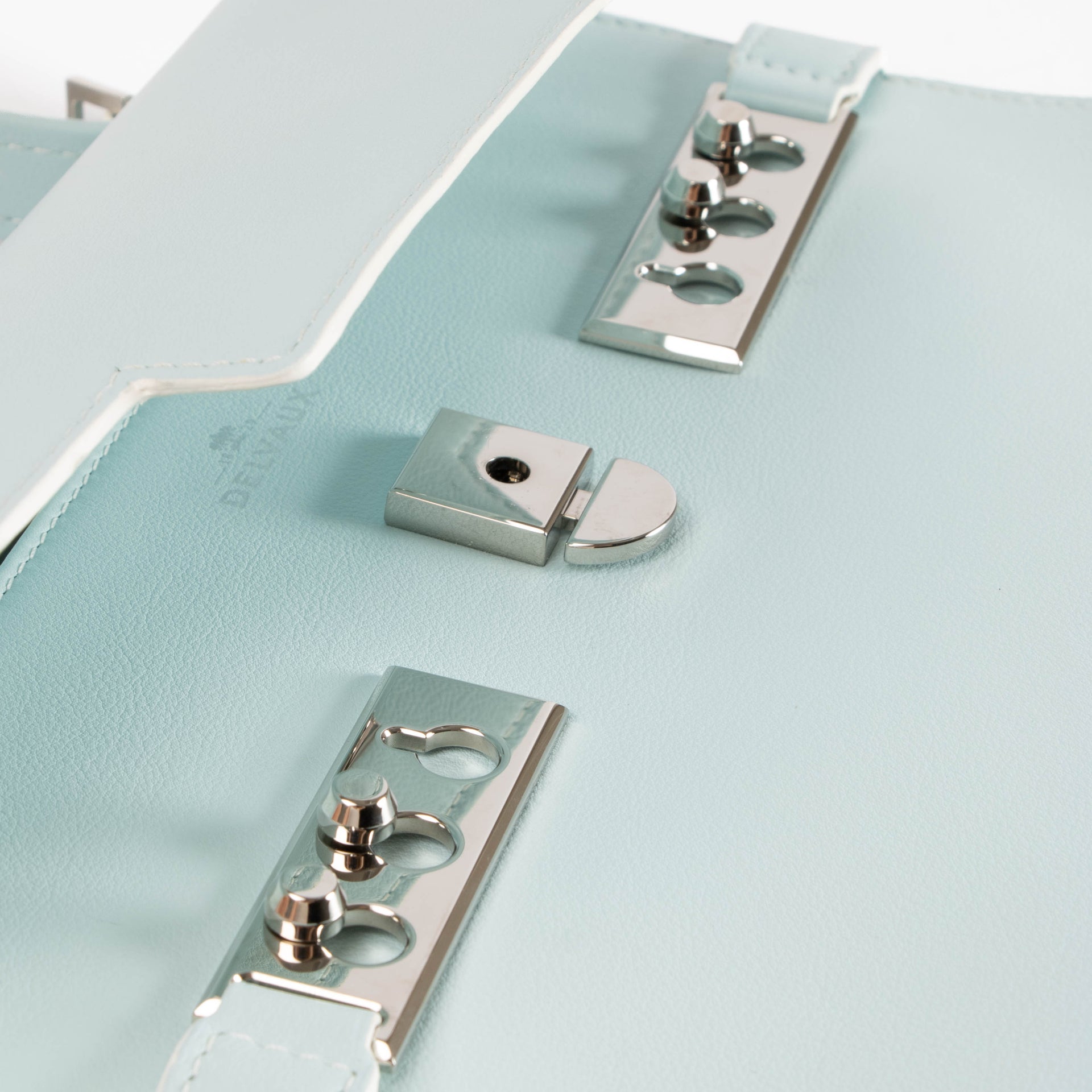 Delvaux Celadon Calf Souple Tempête MM Bag