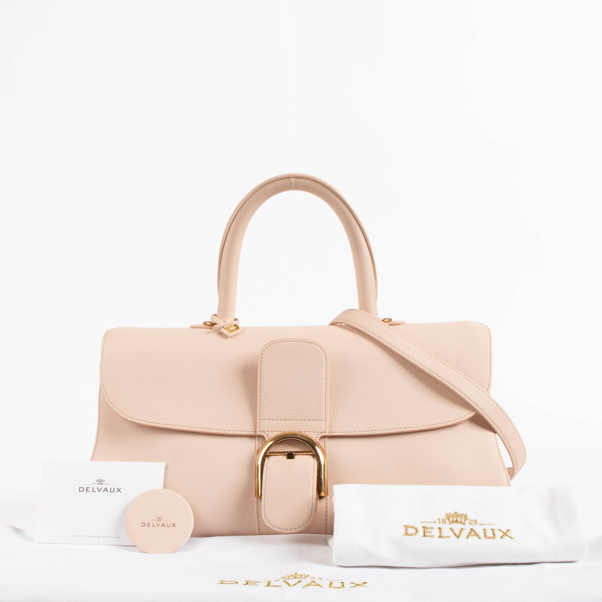Delvaux Nude Sellier Brillant East West Bag