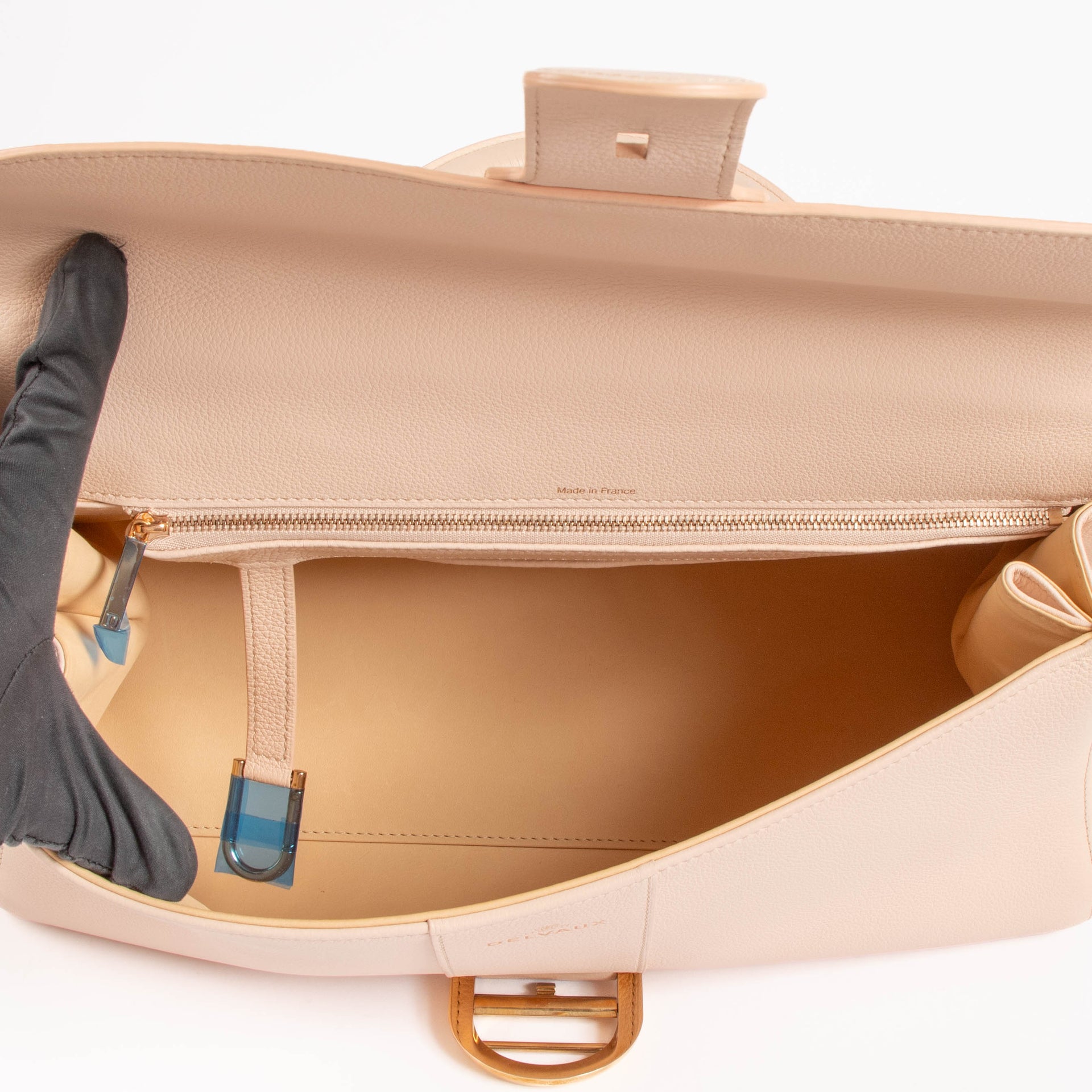 Delvaux Nude Sellier Brillant East West Bag