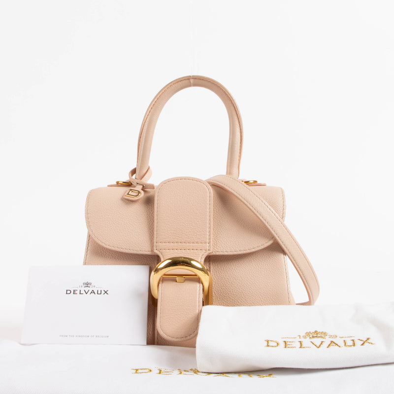 Delvaux Nude Sellier Brillant Mini Bag