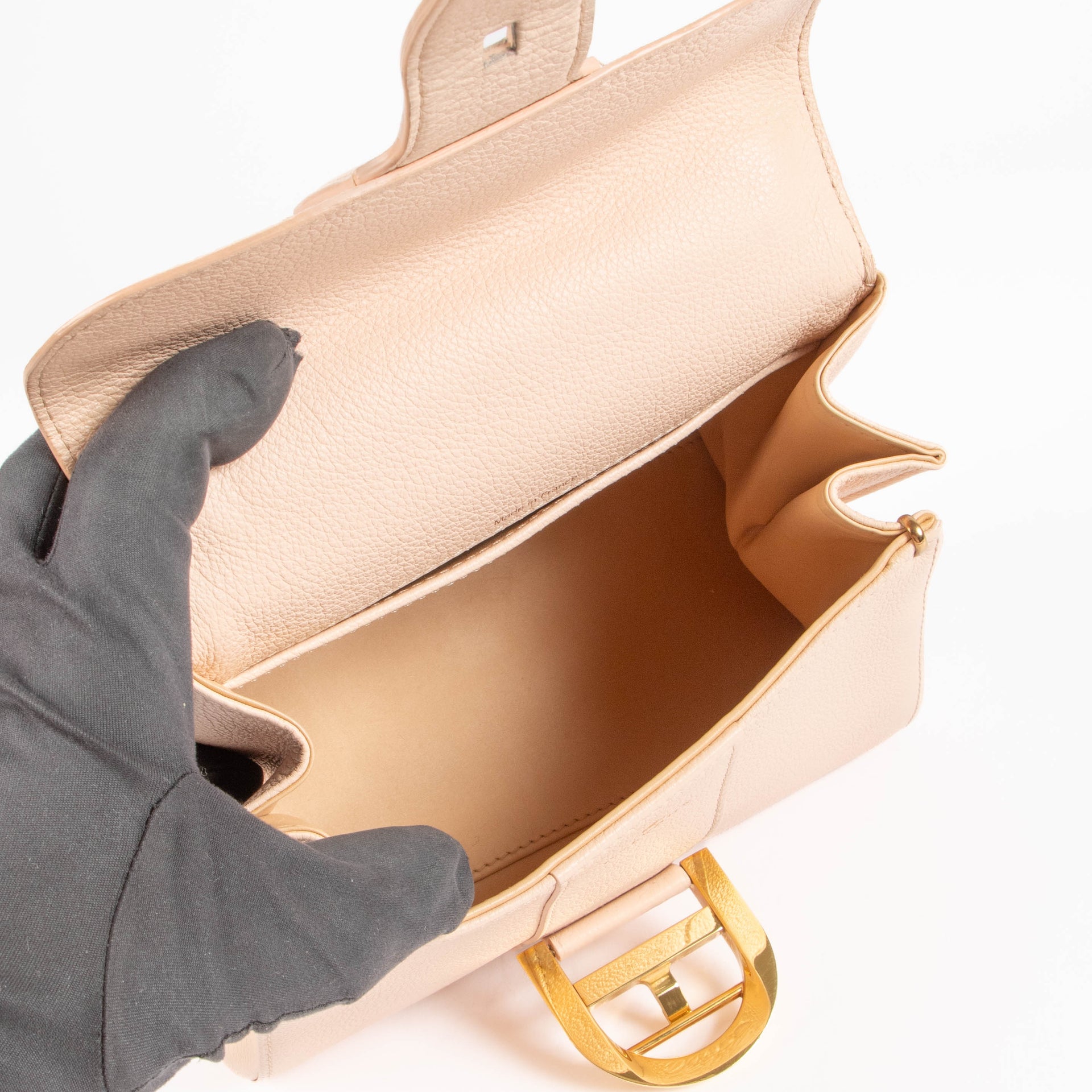 Delvaux Nude Sellier Brillant Mini Bag
