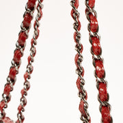 Shop this authentic luxury Chanel Red Python Medium Classic 11.12 bag Pre-Loved on Labellov.com