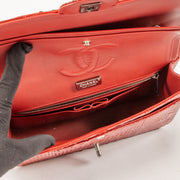 Shop this authentic luxury Chanel Red Python Medium Classic 11.12 bag Pre-Loved on Labellov.com