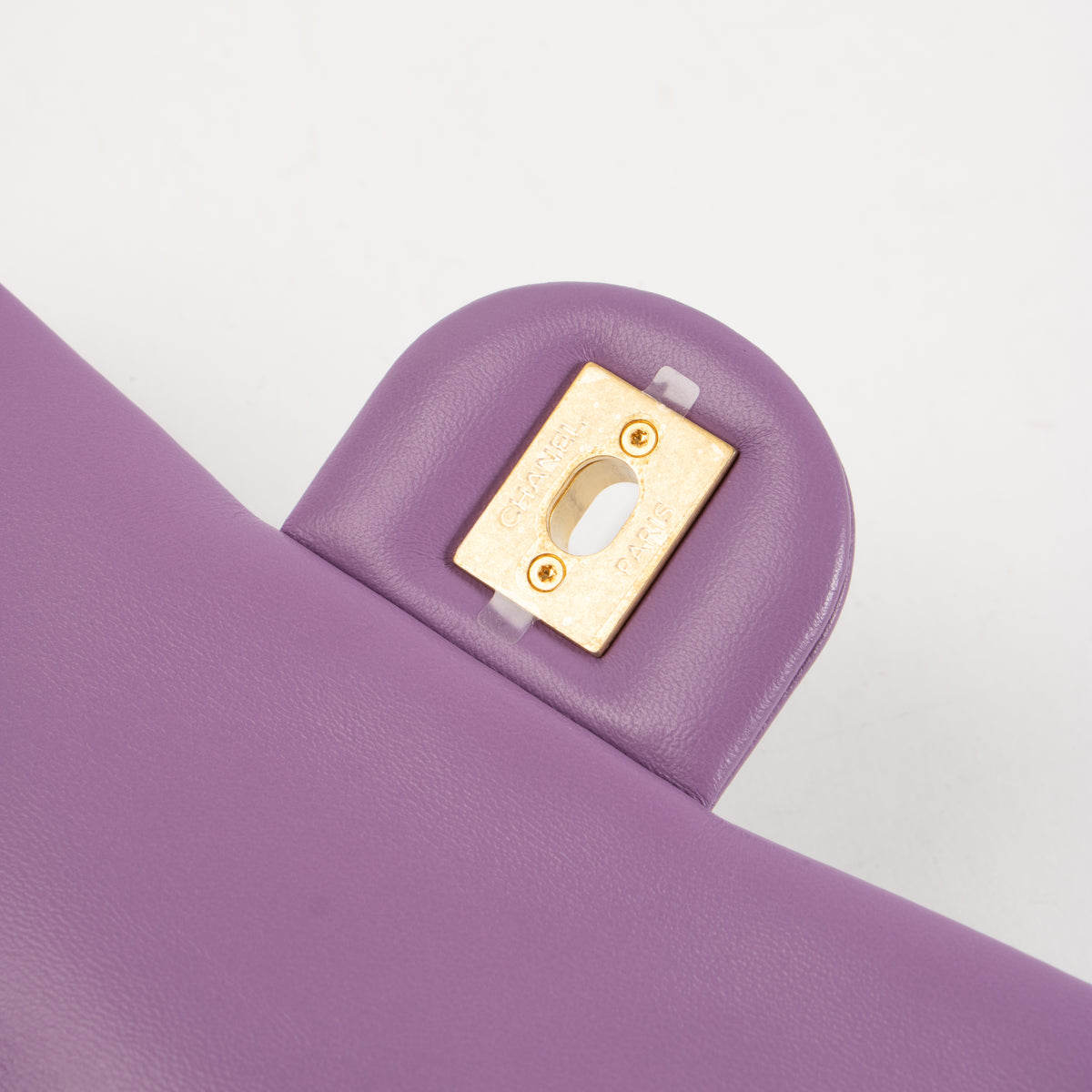 Chanel Purple Lambskin Pending CC Small Flap Bag