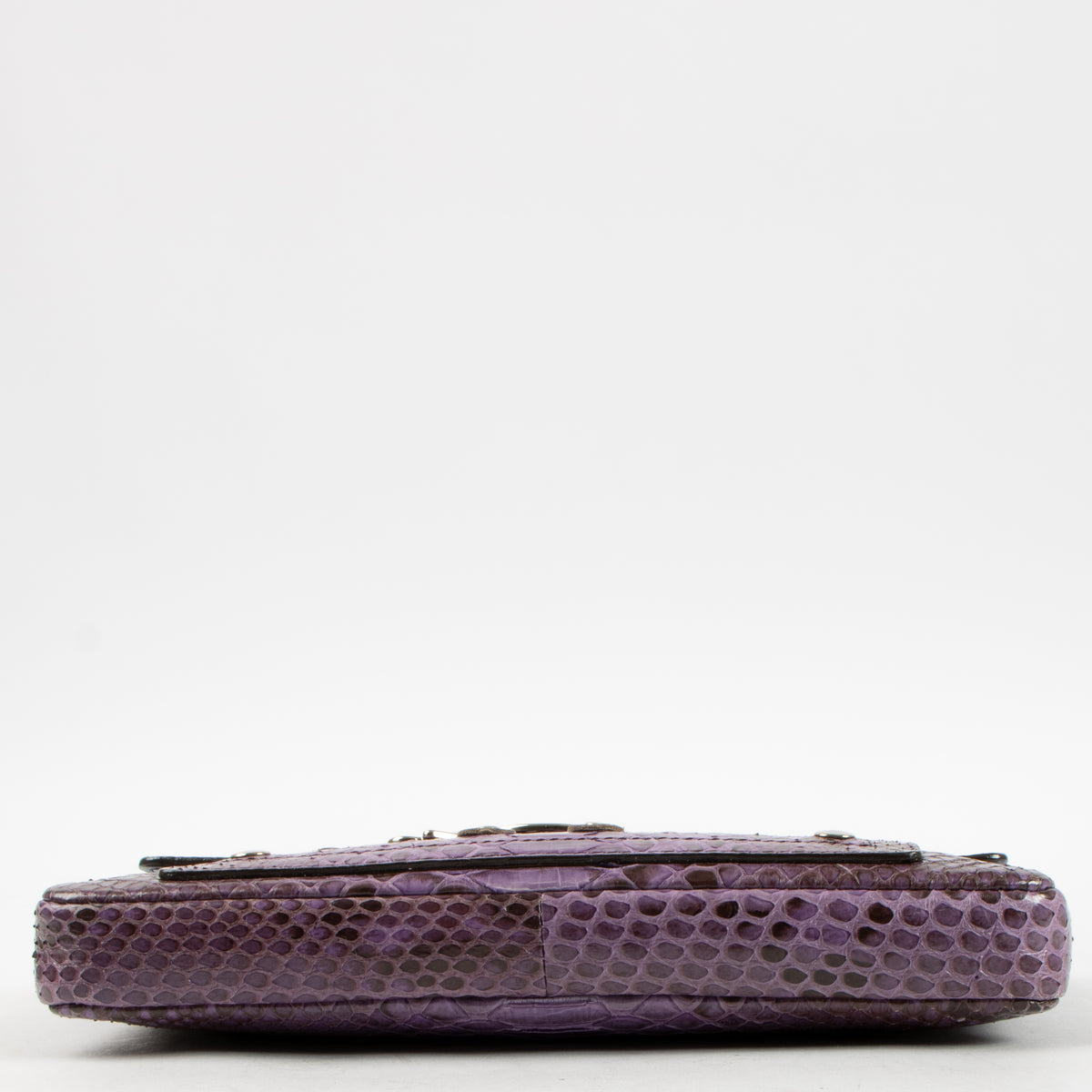 Chloé Purple Python Clutch