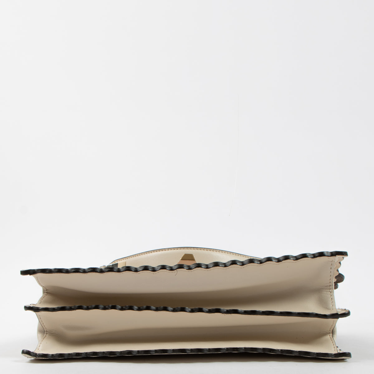 Fendi Rose Scalloped Python Medium Kan I Bag