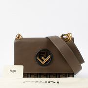 Shop this authentic Fendi Brown FF Medium Kan I Bag pre-loved on Labellov.com