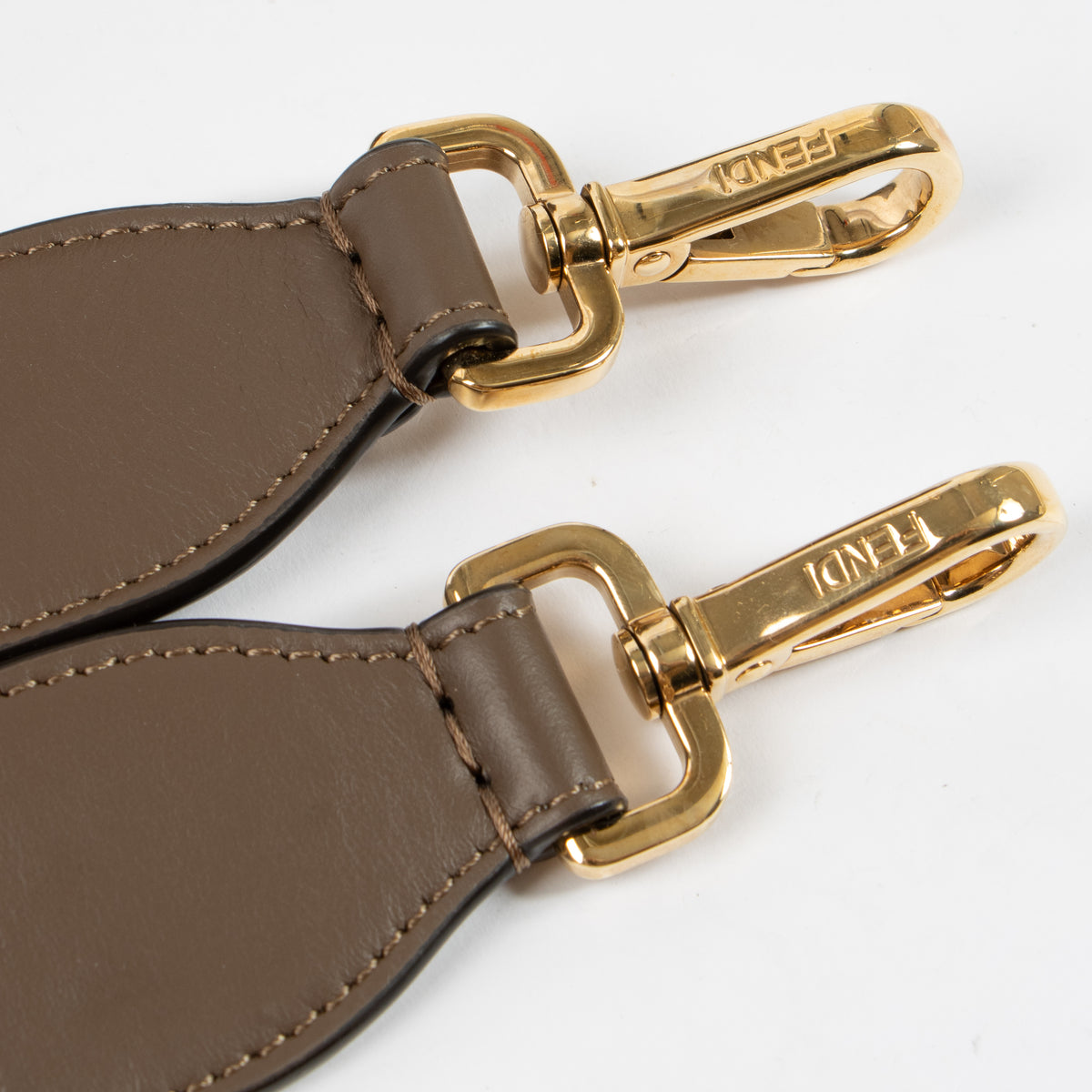 Shop this authentic Fendi Brown FF Medium Kan I Bag pre-loved on Labellov.com