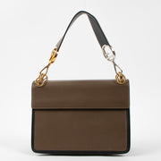 Shop this authentic Fendi Brown FF Medium Kan I Bag pre-loved on Labellov.com
