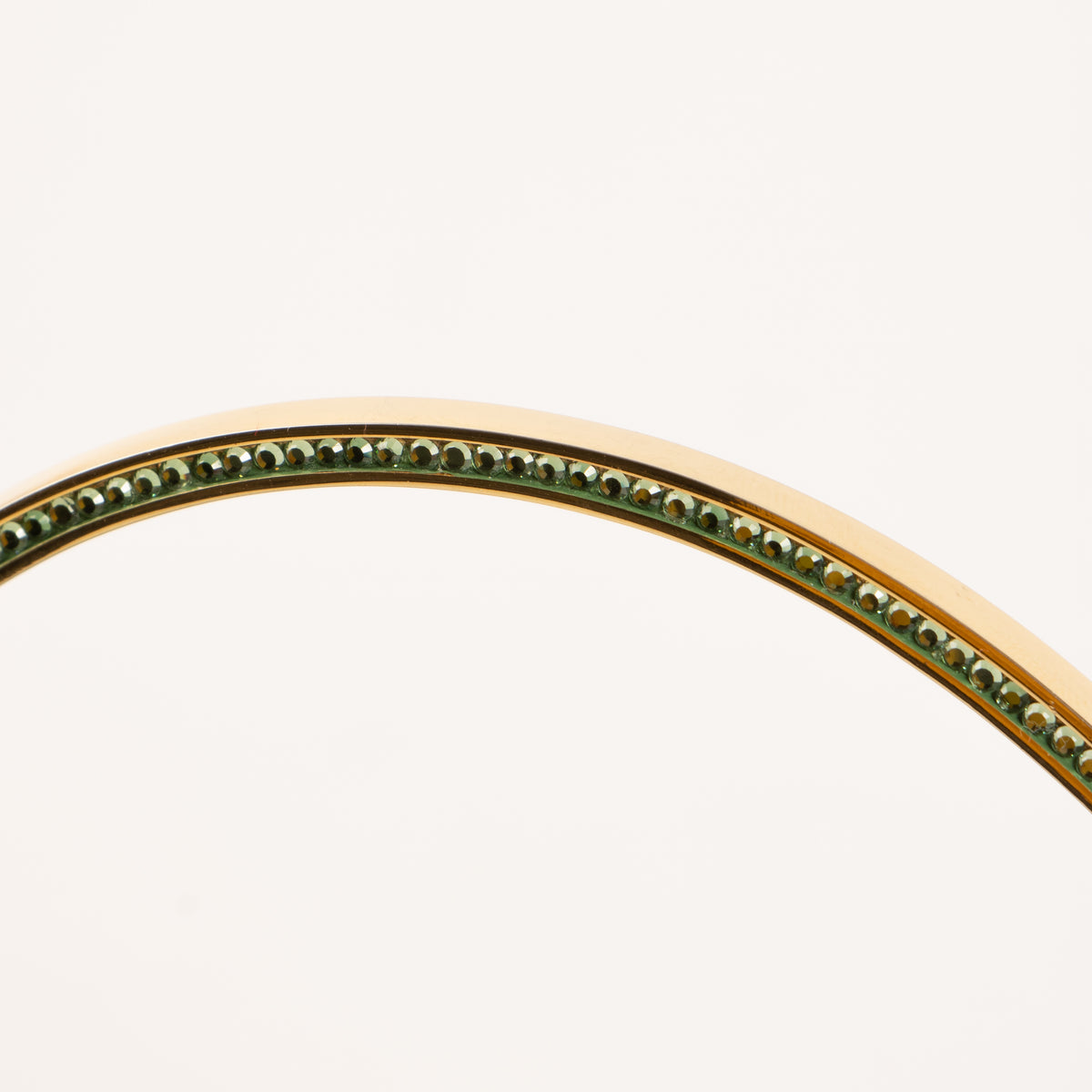 Shop this authentic Judith Leiber Green Shiny Alligator Frame Clutch Pre-Loved on Labellov.com