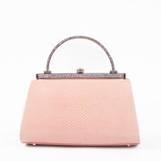 Shop the authentic Judith Leiber Pink Lizard Frame Crystal Clutch second hand on Labellov.com