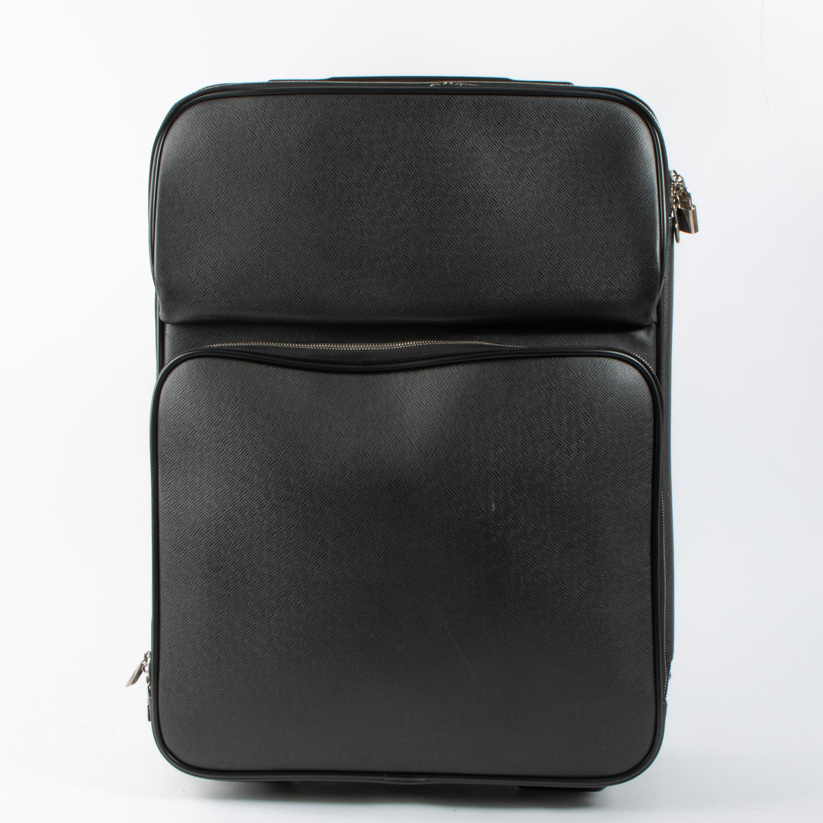 Shop this authentic Louis Vuitton black Taiga Rolling Luggage pre-loved on Labellov.com