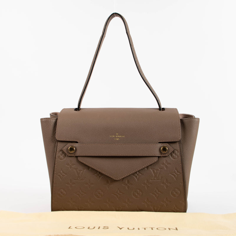 Louis Vuitton Taupe Monogram Empreinte Trocadero Bag