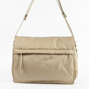 Shop the authentic Prada Beige Padded Re-Nylon Traveller Large Messenger Bag on Labellov.com !