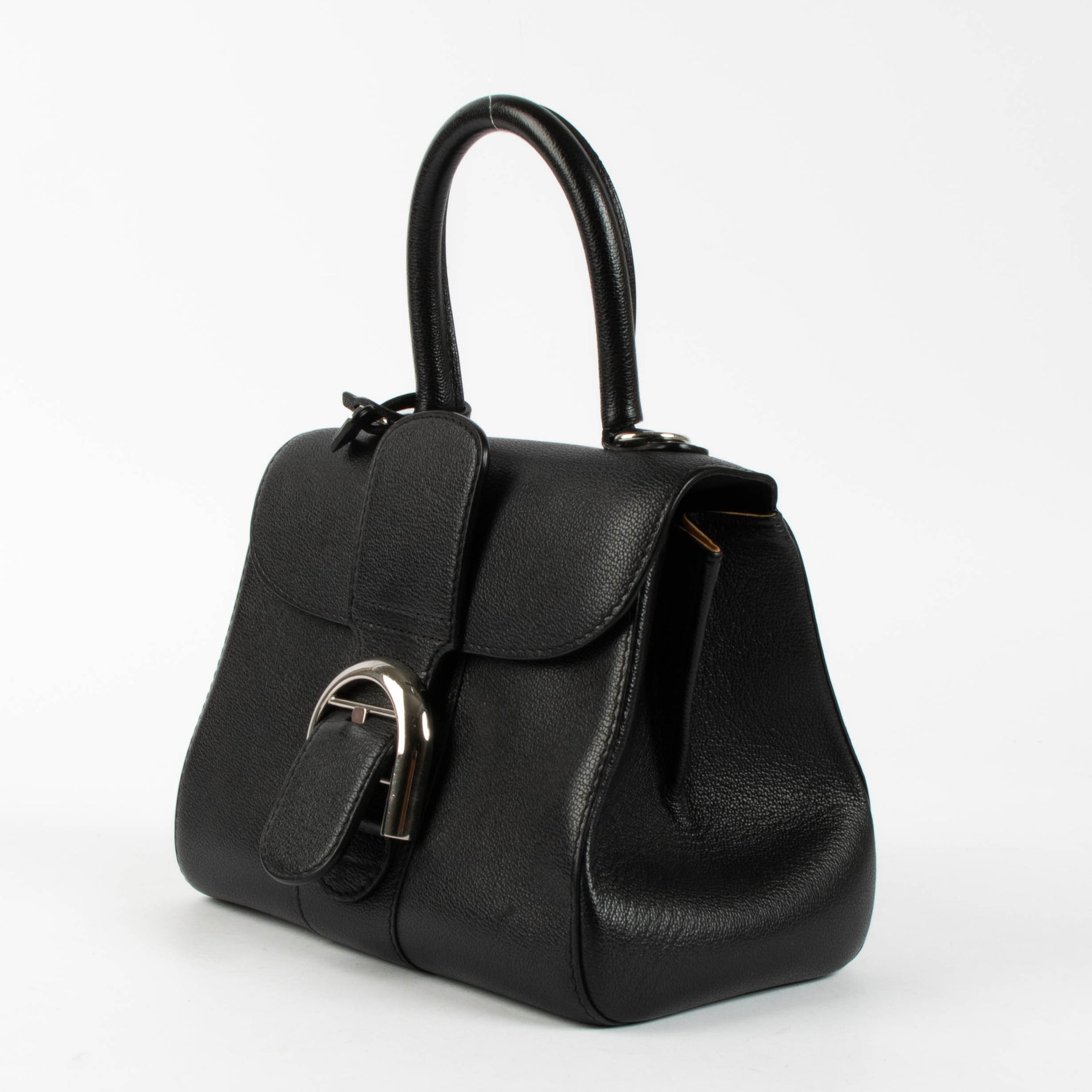 Shop this authentic Delvaux Black Rodeo Calf Brillant Mini pre-loved on Labellov.com