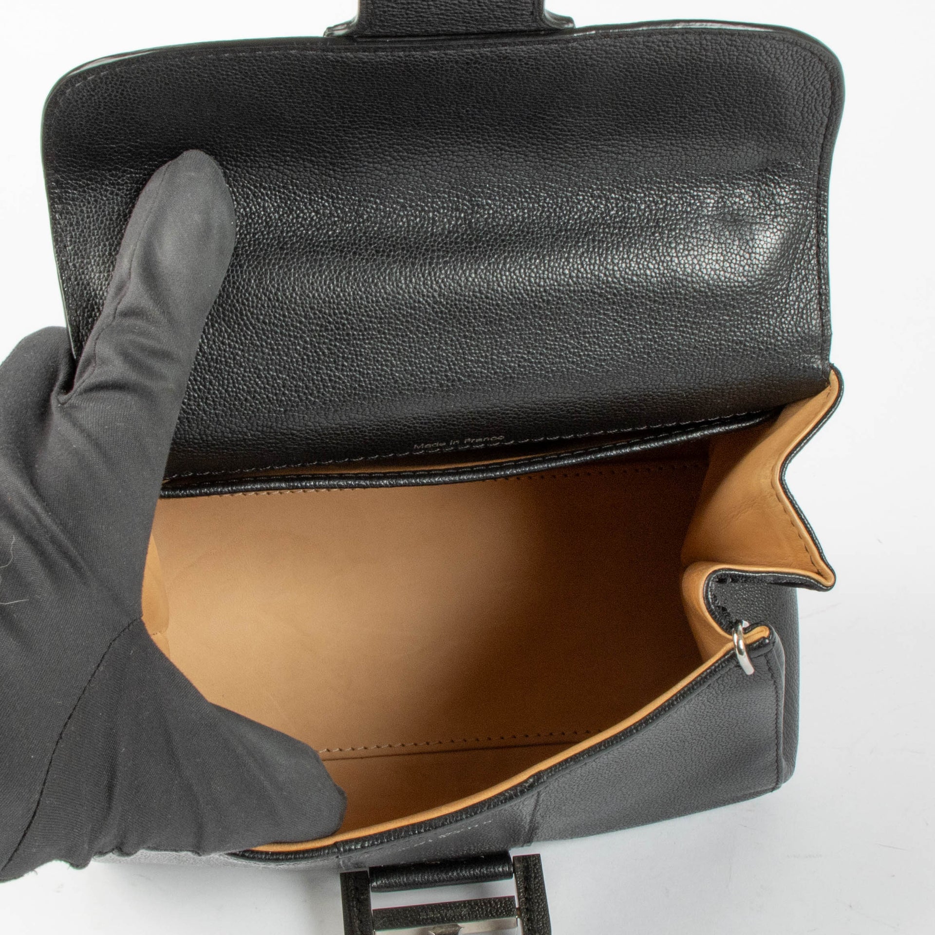 Shop this authentic Delvaux Black Rodeo Calf Brillant Mini pre-loved on Labellov.com