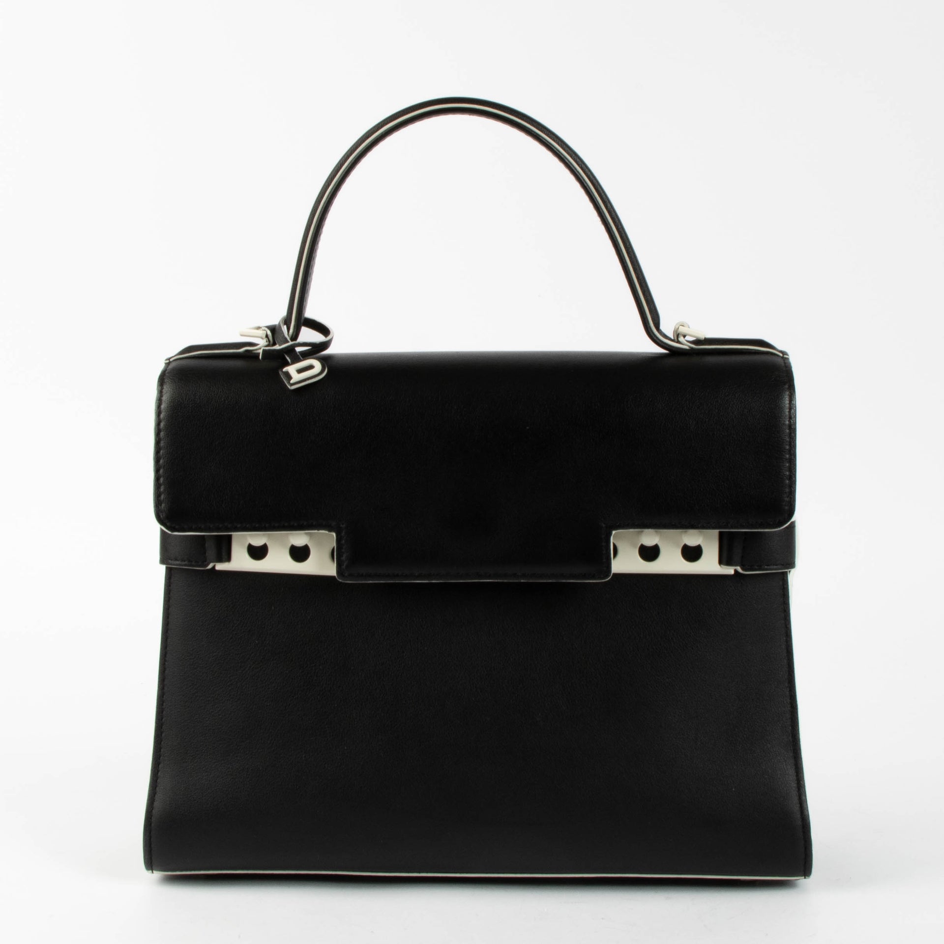 Shop this authentic Delvaux Black Tempête MM Dans les Nuages pre-loved on Labellov.com 