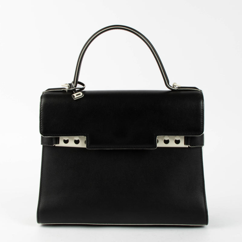 Shop this authentic Delvaux Black Tempête MM Dans les Nuages pre-loved on Labellov.com 