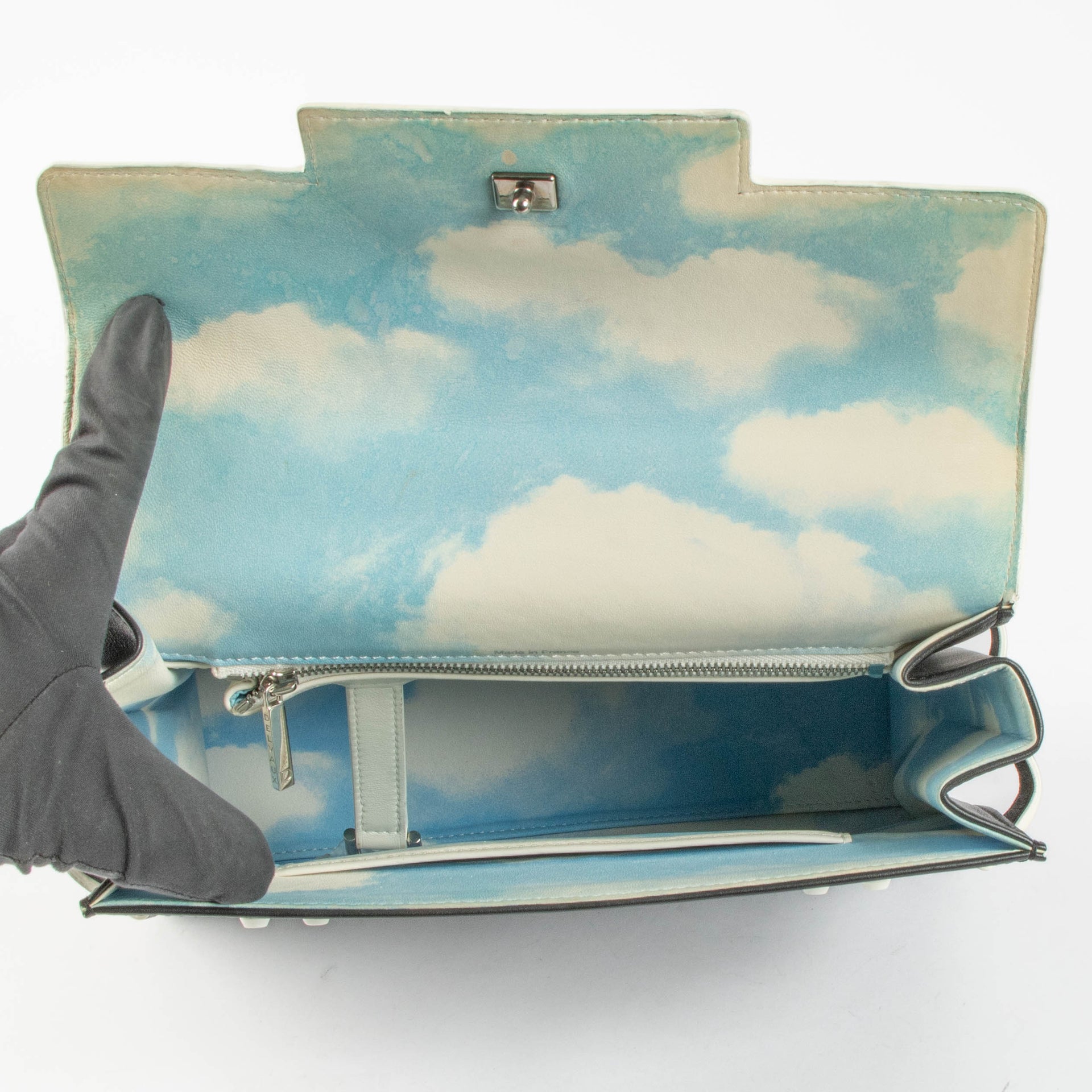 Shop this authentic Delvaux Black Tempête MM Dans les Nuages pre-loved on Labellov.com 