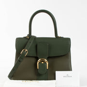 Shop this authentic Delvaux Kaki Rodeo Calf Camaieux Brillant MM pre-loved on Labellov.com 
