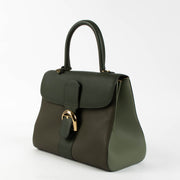 Shop this authentic Delvaux Kaki Rodeo Calf Camaieux Brillant MM pre-loved on Labellov.com 