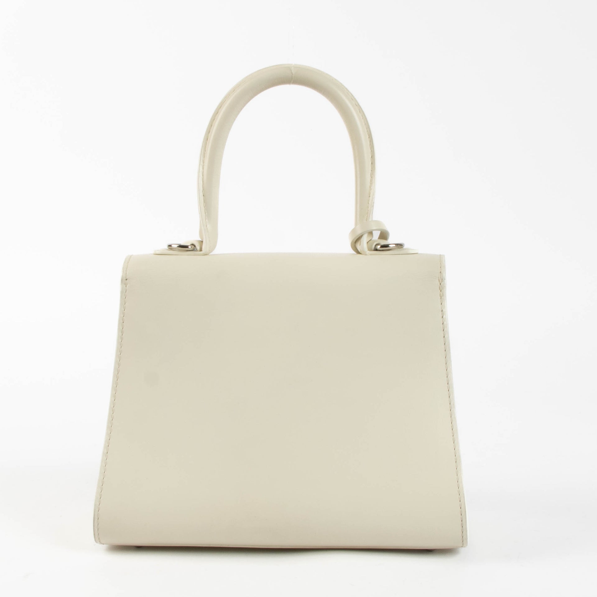 Delvaux Ivory Box Calf Brillant Mini