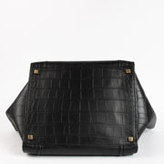 Shop the authentic Celine Black Crocodile Embossed Medium Luggage Phantom Bag on Labellov.com !