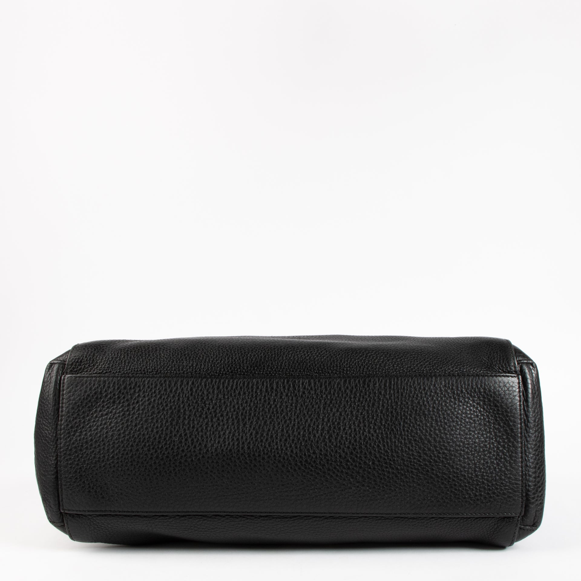 Gucci Black Pebbled Leather Lady Tassel Tote Bag
