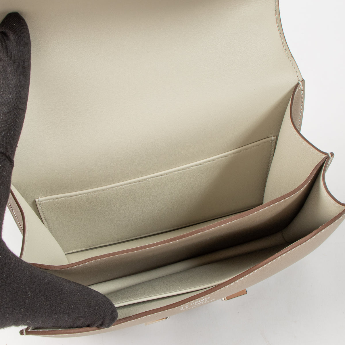 Hermès HSS Constance Mini Gris Tourterelle/Craie Swift PHW