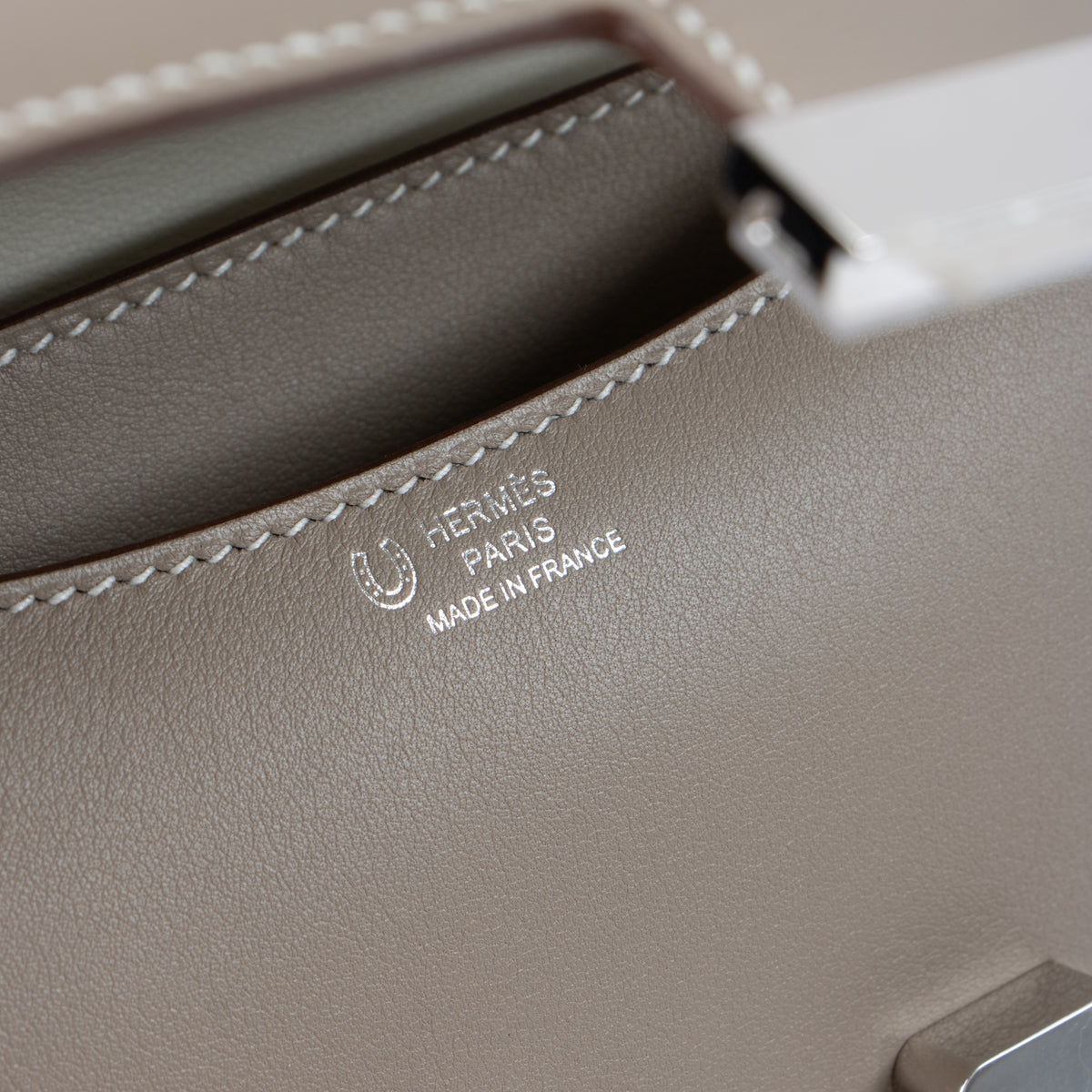 Hermès HSS Constance Mini Gris Tourterelle/Craie Swift PHW