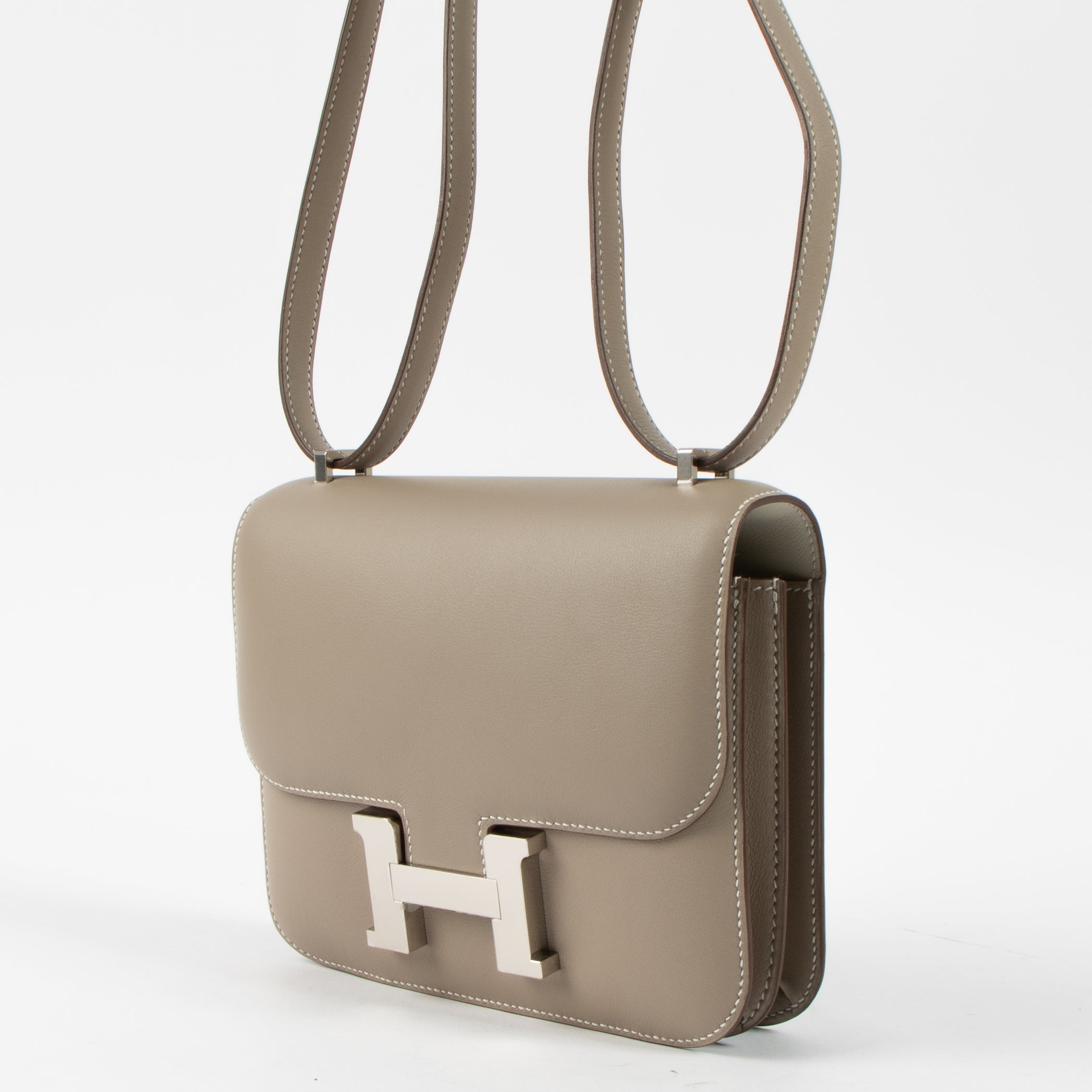 Hermès HSS Constance Mini Gris Tourterelle/Craie Swift PHW – Labellov