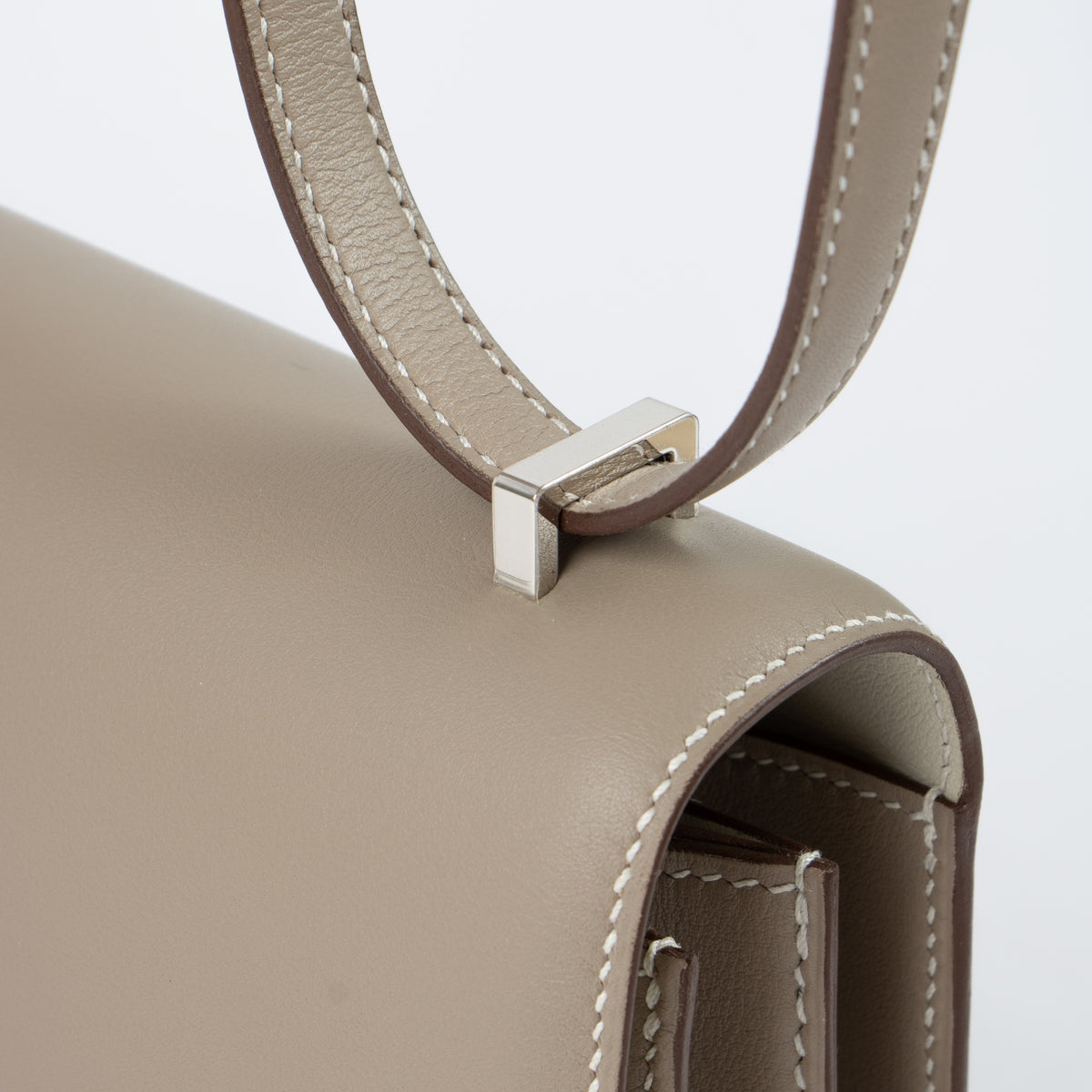 Hermès HSS Constance Mini Gris Tourterelle/Craie Swift PHW