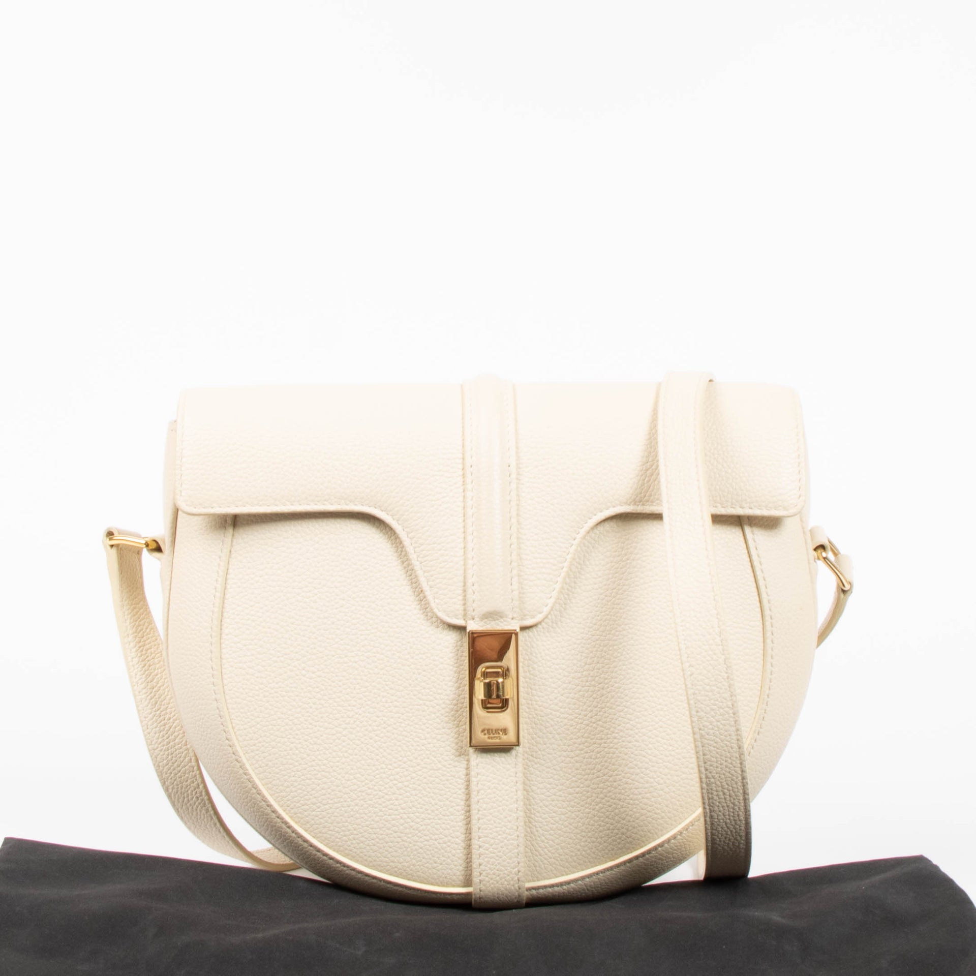 Celine White 16 Besace Bag
