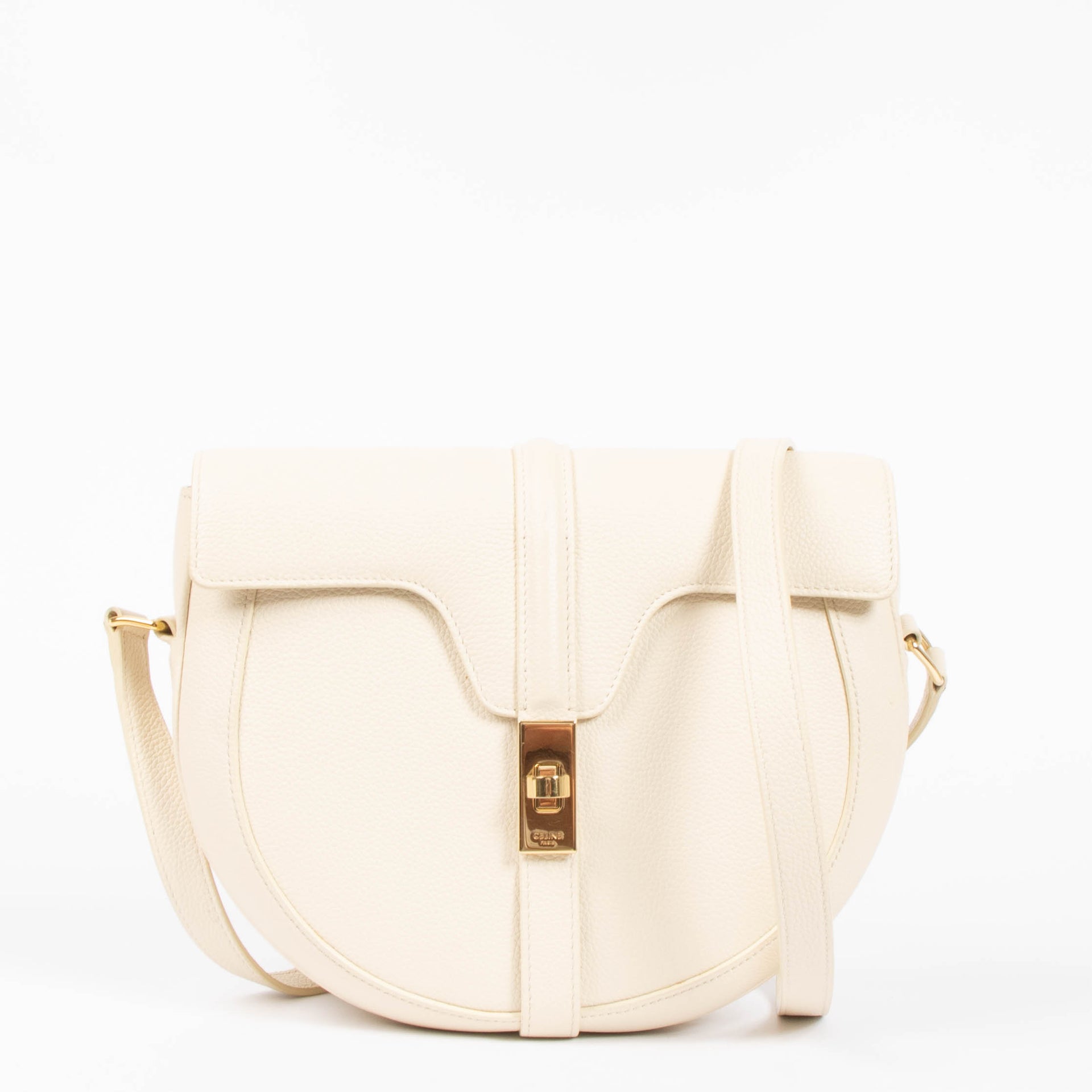 Celine White 16 Besace Bag