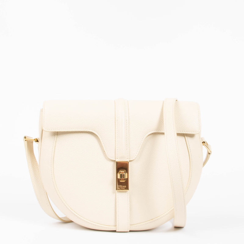 Celine White 16 Besace Bag