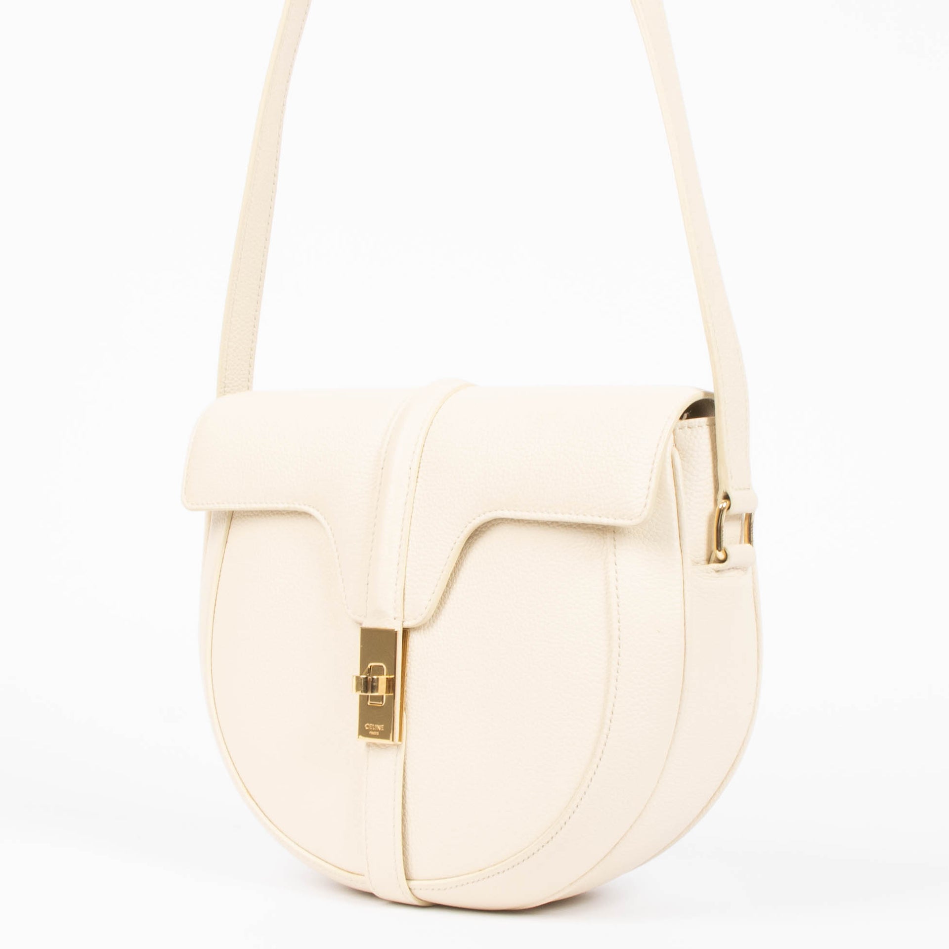 Celine White 16 Besace Bag