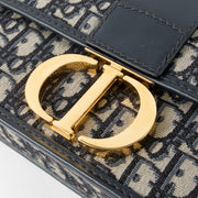 Shop this authentic Christian Dior Blue Oblique 30 Montaigne Chain Bag pre-loved on labellov.com