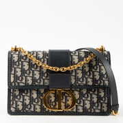 Shop this authentic Christian Dior Blue Oblique 30 Montaigne Chain Bag pre-loved on labellov.com